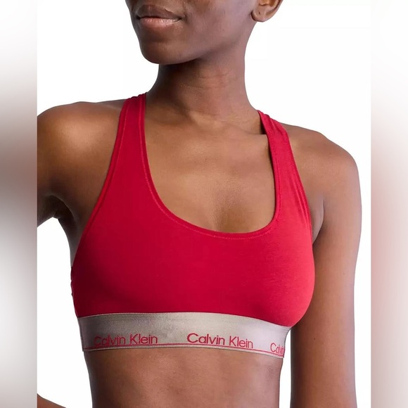 Calvin Klein Women's 2-Pk. Modern Cotton Unlined Bralette - Picture 3 of 10